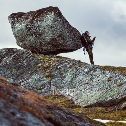 Reindeer Huntress on Hardangervidda