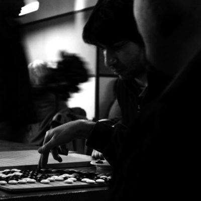 Francesco Marigo, 4° dan, is the most talented Go-player in Italy