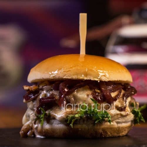Mushroom Beef Truffle Burger